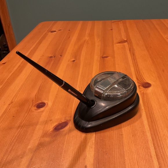 Vintage Other - VINTAGE ESTERBROOK INKWELL & FOUNTAIN PEN 1930’s ART DECO BAKELITE INDUSTRIAL